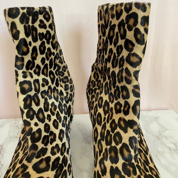 Leopard Tamara Melon Booties 41 - Picture 4 of 13